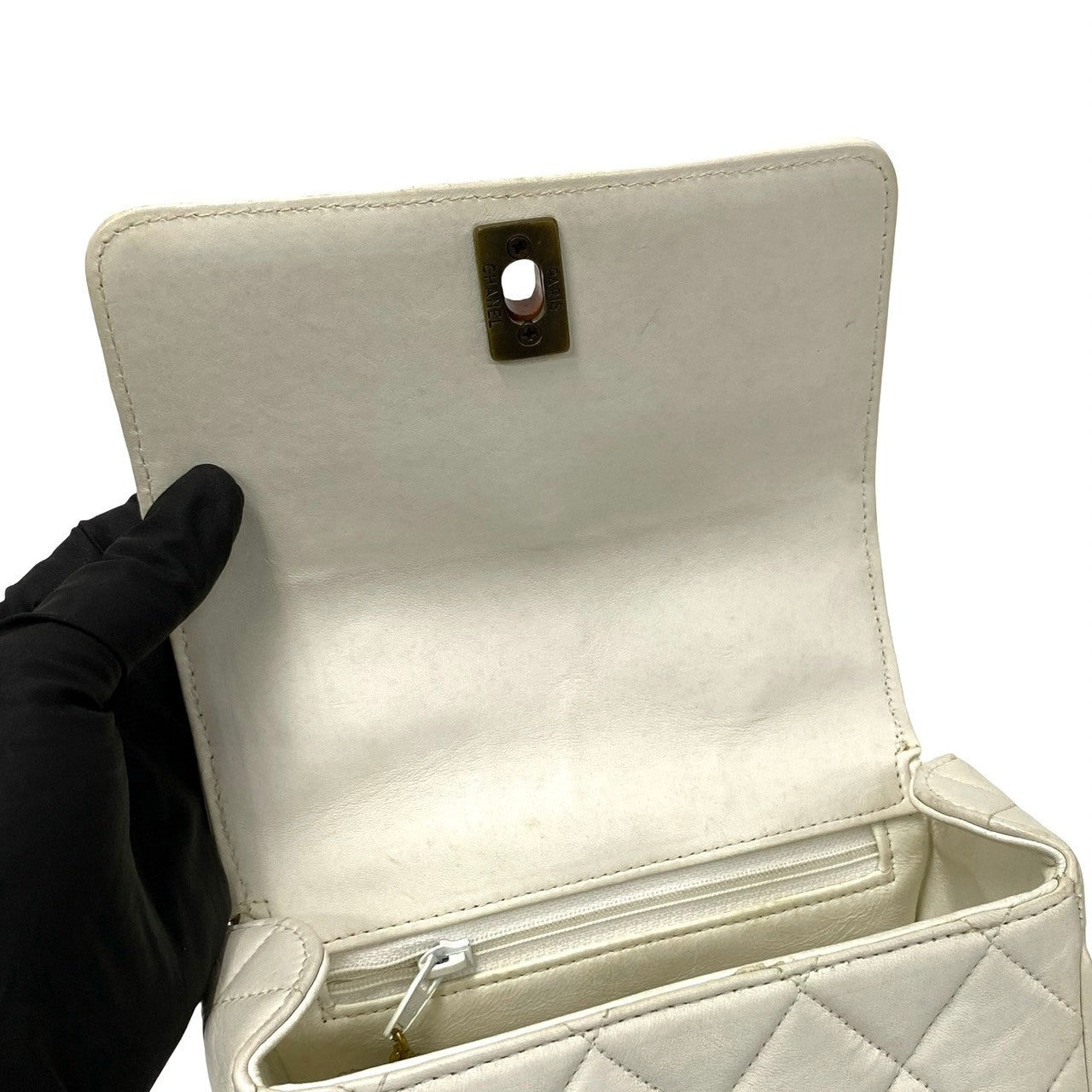 Chanel CC Matelasse Mini Chain Bag  Leather Handbag