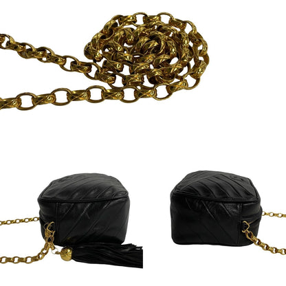Chanel CC Tassel Camera Bag  Leather Crossbody Bag