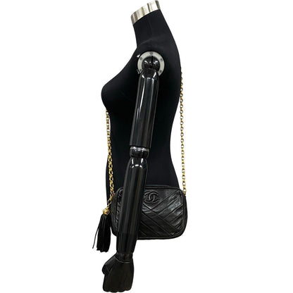 Chanel CC Tassel Camera Bag  Leather Crossbody Bag