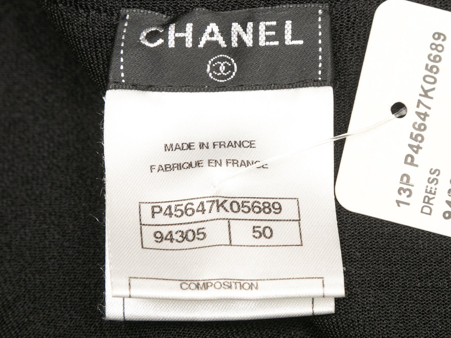 Black Chanel 2013 Silk Semi-Sheer Sleeveless Dress Size FR 50