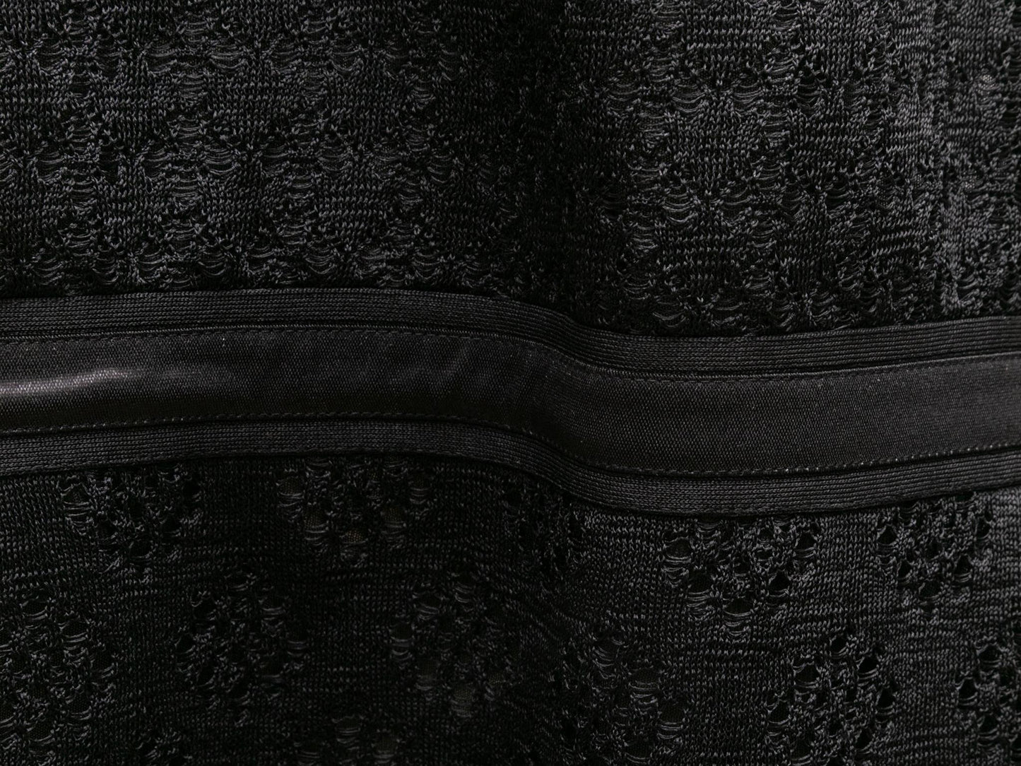 Black Chanel 2013 Silk Semi-Sheer Sleeveless Dress Size FR 50