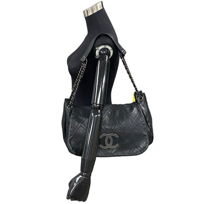 Chanel CC Quilted Leather Shoulder Bag Leather Crossbody Bag