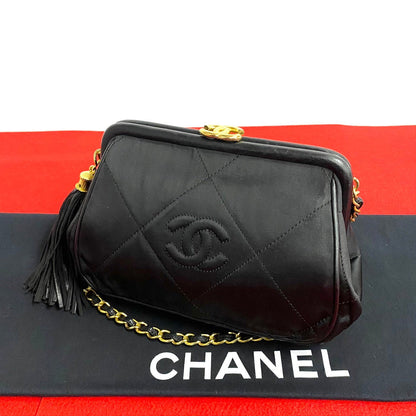 Chanel Quilted Satin Clasp Crossbody Bag Canvas Crossbody Bag