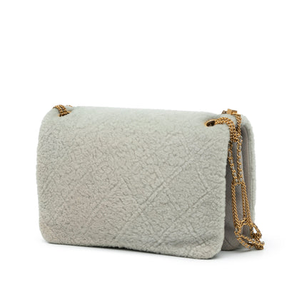 Chanel Sac Quilted Shearling Chain Flap