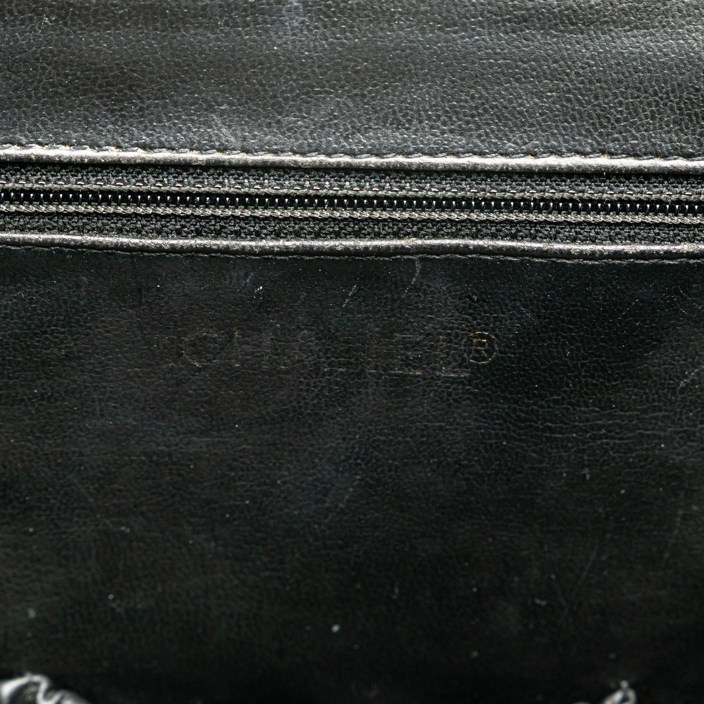 Black Chanel CC Caviar Vanity Case