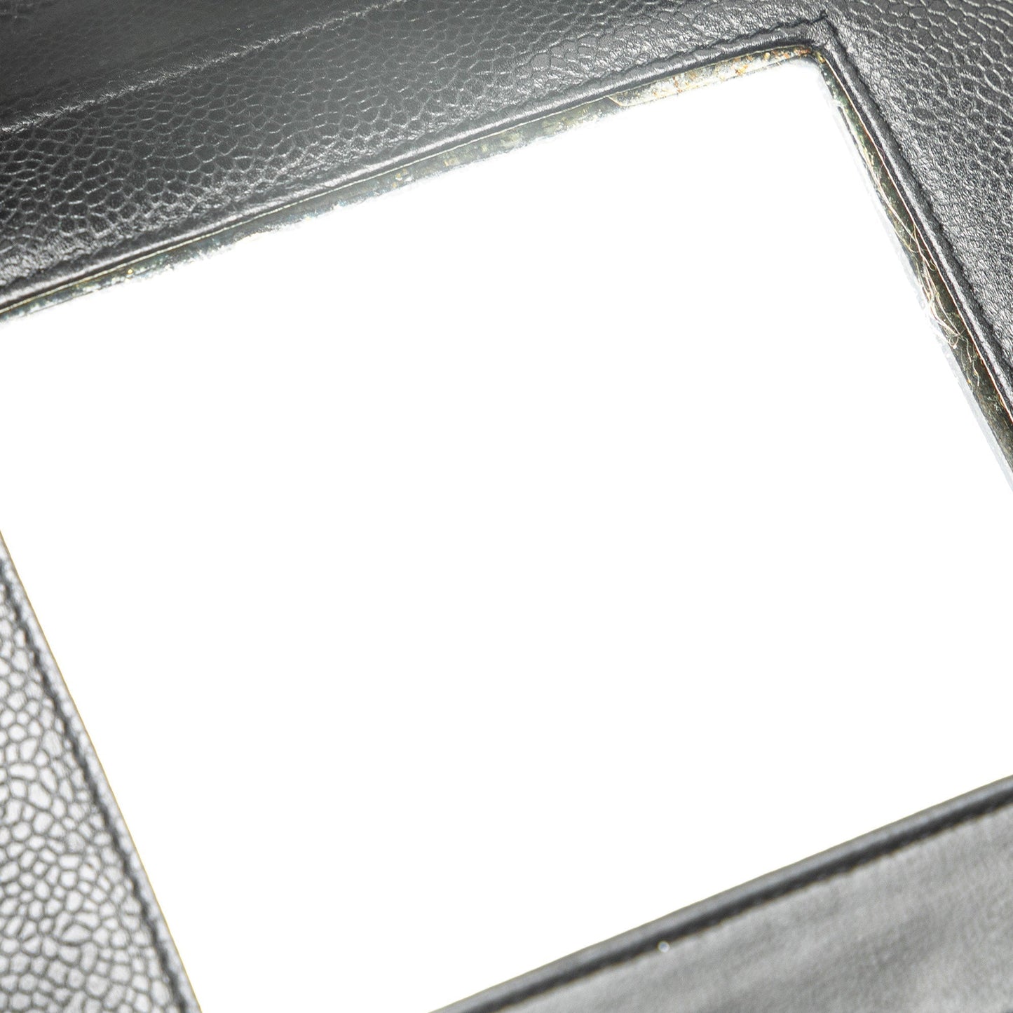 Black Chanel CC Caviar Vanity Case