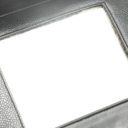 Black Chanel CC Caviar Vanity Case