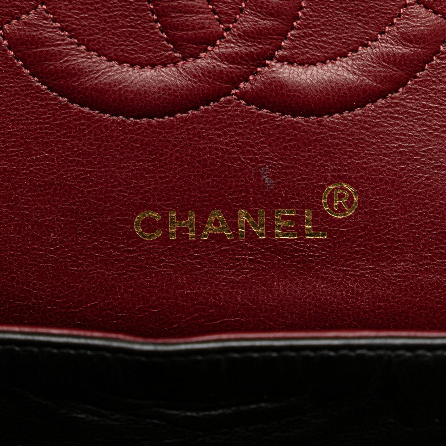 Black Chanel Medium Classic Lambskin Double Flap Shoulder Bag