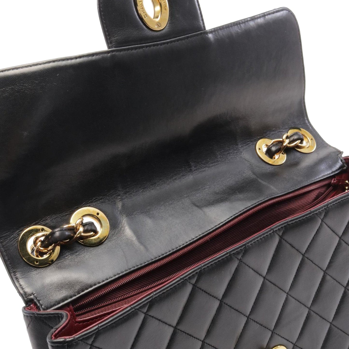 Black Chanel Jumbo XL Classic Lambskin Single Flap Shoulder Bag