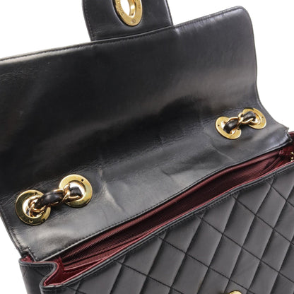 Black Chanel Jumbo XL Classic Lambskin Single Flap Shoulder Bag