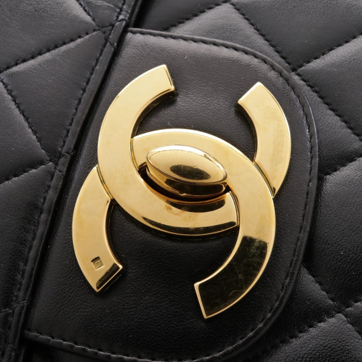 Black Chanel Jumbo XL Classic Lambskin Single Flap Shoulder Bag