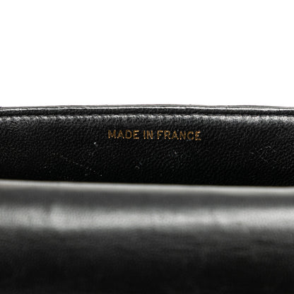 Black Chanel Jumbo XL Classic Lambskin Single Flap Shoulder Bag