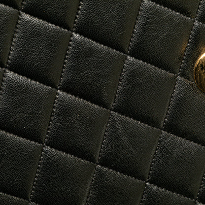 Black Chanel Jumbo XL Classic Lambskin Single Flap Shoulder Bag
