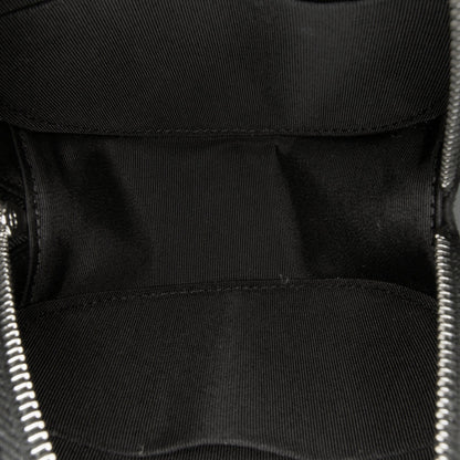 Black Chanel Suede Cocostellar Round Clutch on Chain Crossbody Bag