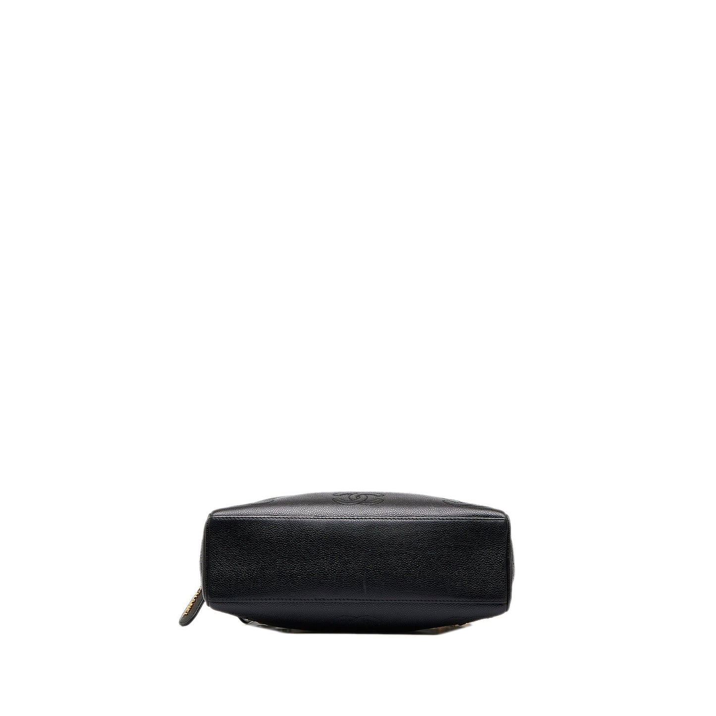 Chanel Triple CC Chain Tote Black Caviar Gold