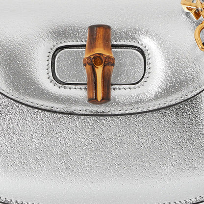 (WMNS) Gucci Bamboo 1947 Mini Bag 'Silver' 760246-1LD0G-8106