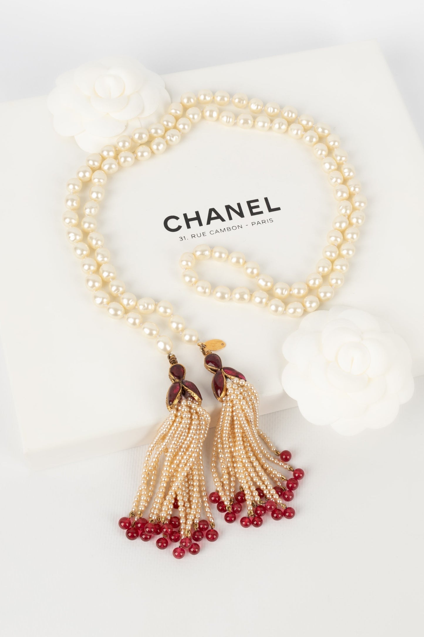 Collier cravate Chanel 1983