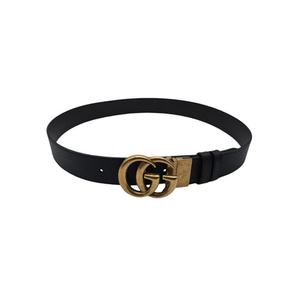 Gucci Calfskin Double G 37mm Reversible Belt