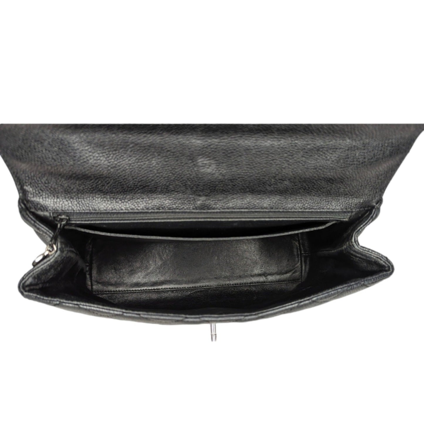Chanel Vintage Caviar Quilted Kelly Top Handle Bag
