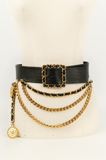 Ceinture en cuir Chanel