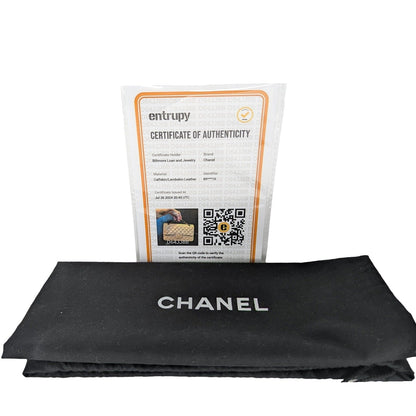 Chanel Vintage Classic Quilted Lambskin Medium Double Flap