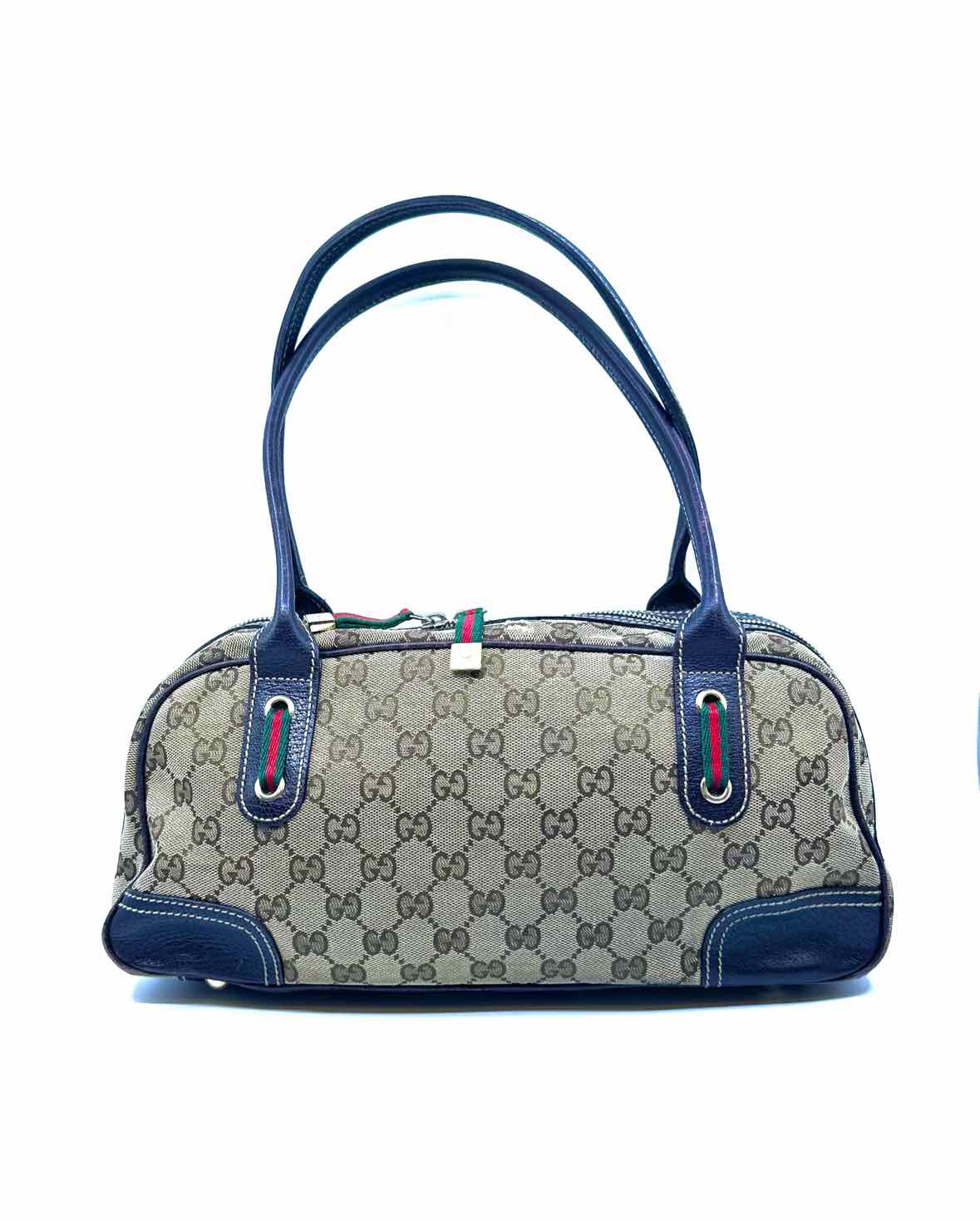 GUCCI Brown Canvas Monogram Handbag