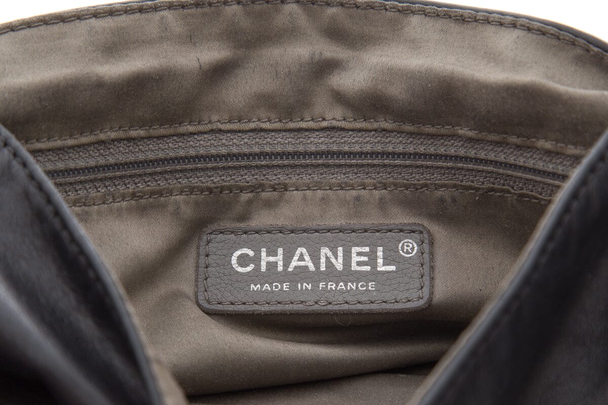 Chanel Black Rock and Chain Shoulder Bag