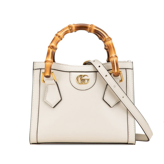 Gucci Bamboo Diana Mini Leather Handbag 655661