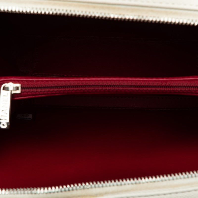 Chanel Canvas CC Filigree Chain Shoulder Bag