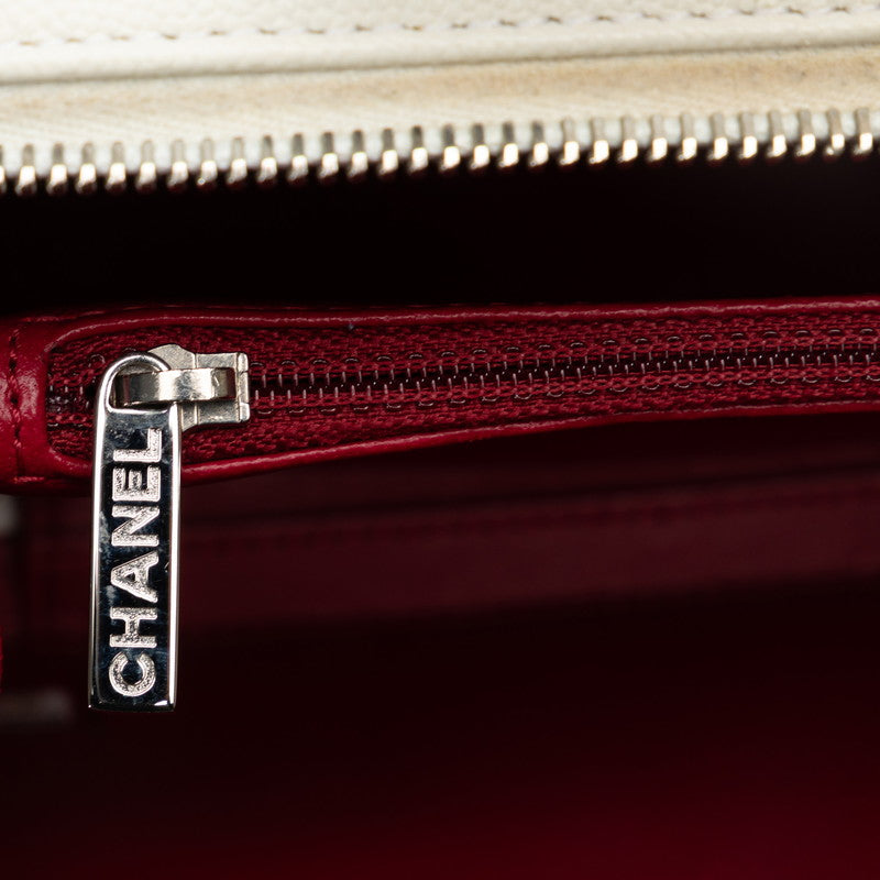 Chanel Canvas CC Filigree Chain Shoulder Bag