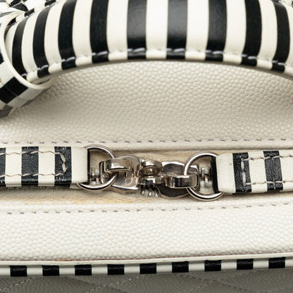 Chanel Canvas CC Filigree Chain Shoulder Bag