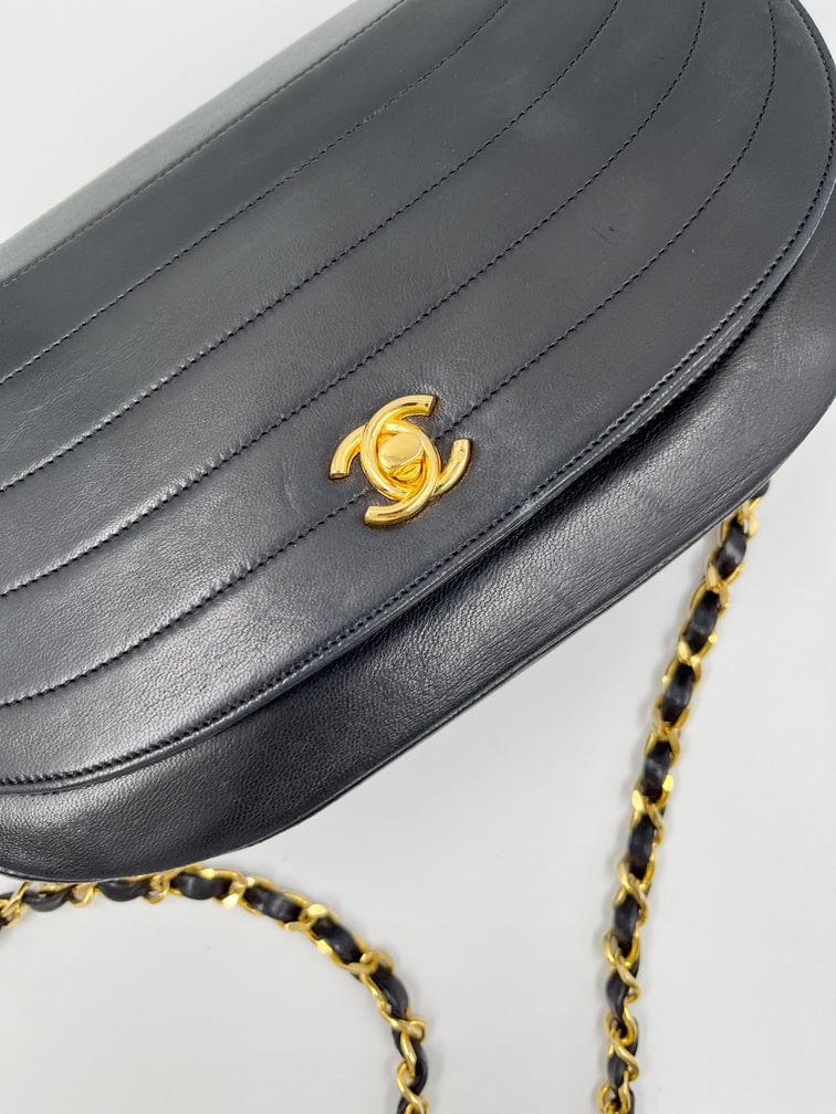 Chanel Vintage Half Moon Flap bag