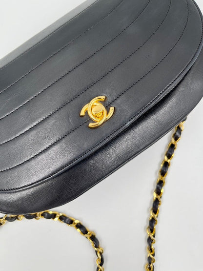 Chanel Vintage Half Moon Flap bag