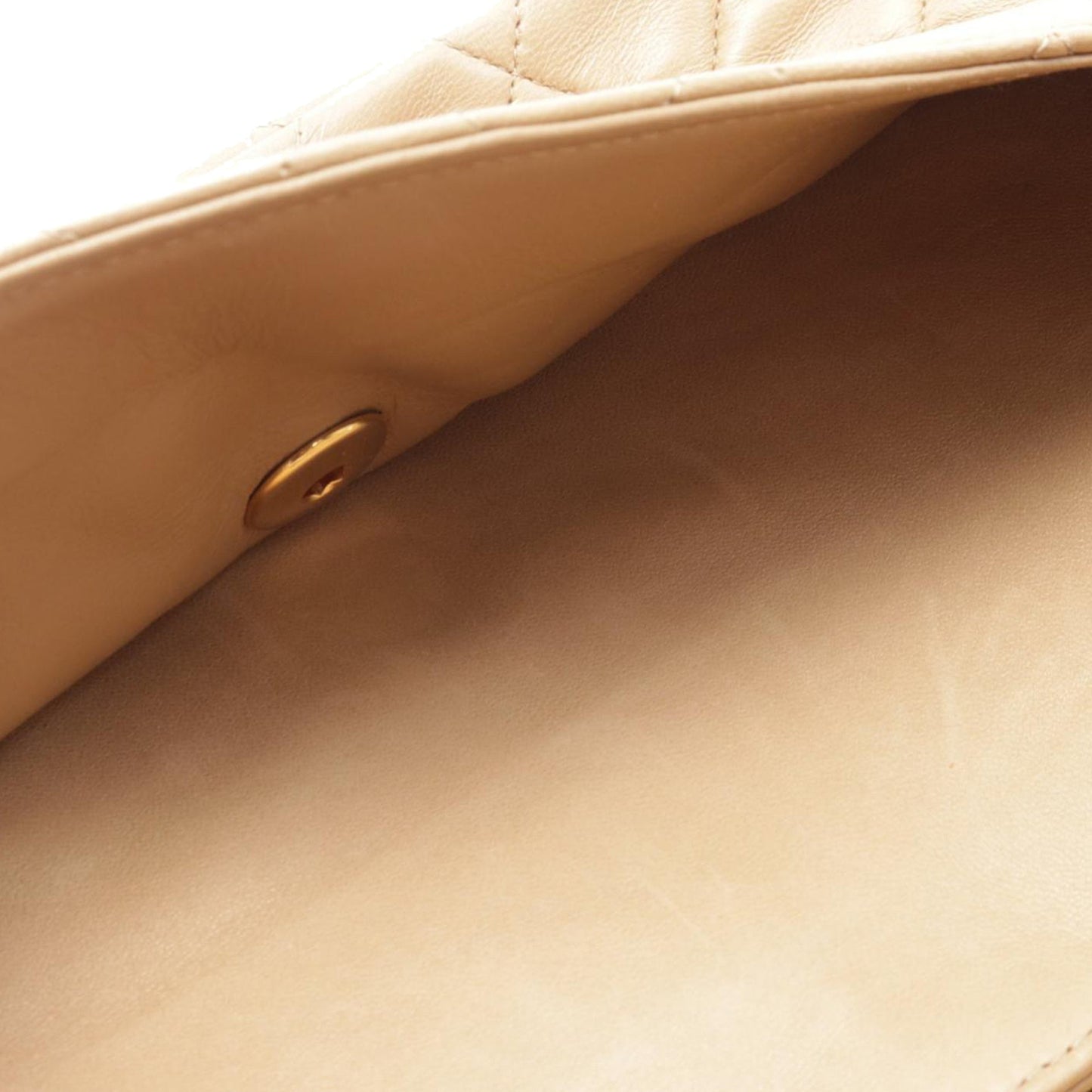 Brown Chanel Medium Classic Lambskin Double Flap Shoulder Bag