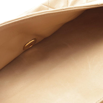 Brown Chanel Medium Classic Lambskin Double Flap Shoulder Bag