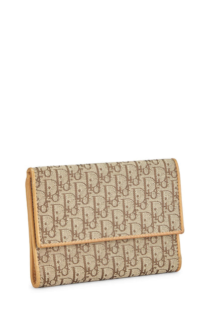 Dior, Beige Trotter Canvas Wallet, Beige