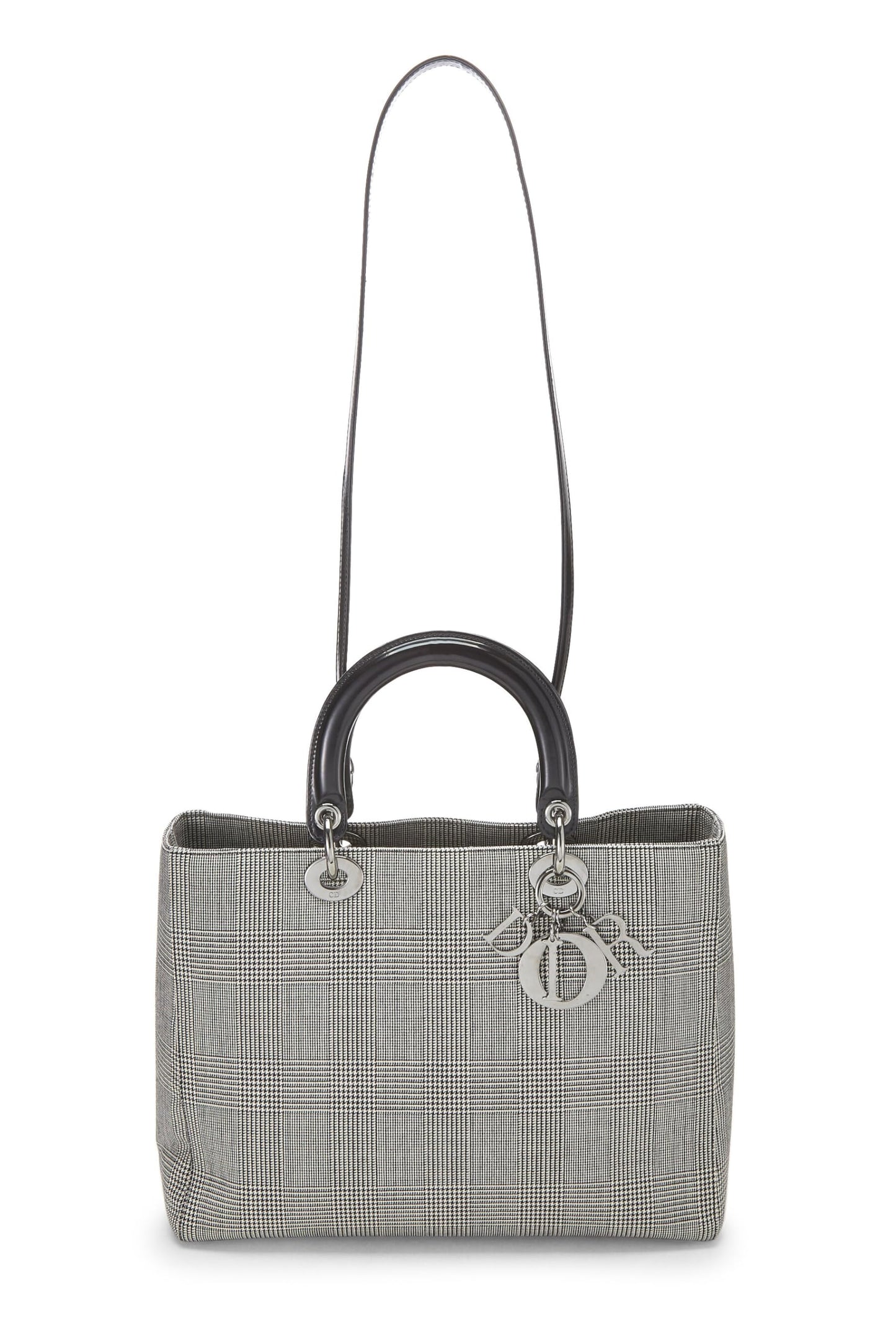Dior, Black Houndstooth Lady Large, Black