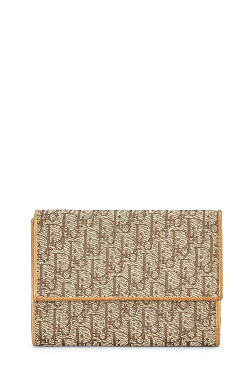 Dior, Beige Trotter Canvas Wallet, Beige