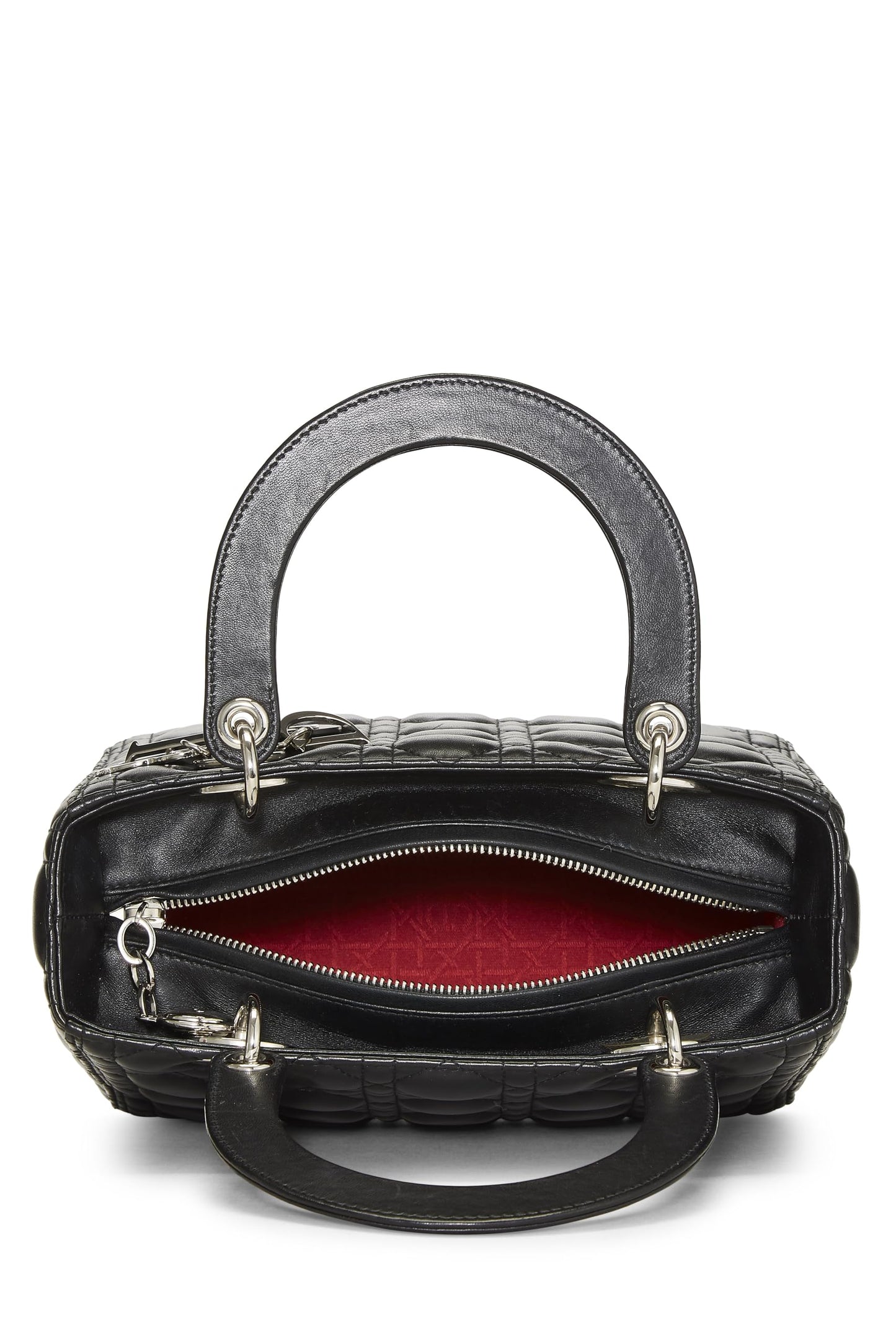 Dior, Black Cannage Quilted Lambskin Lady Dior Medium, Black