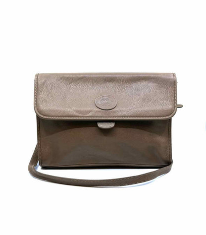 GUCCI Beige Leather Solid Handbag