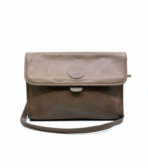 GUCCI Beige Leather Solid Handbag