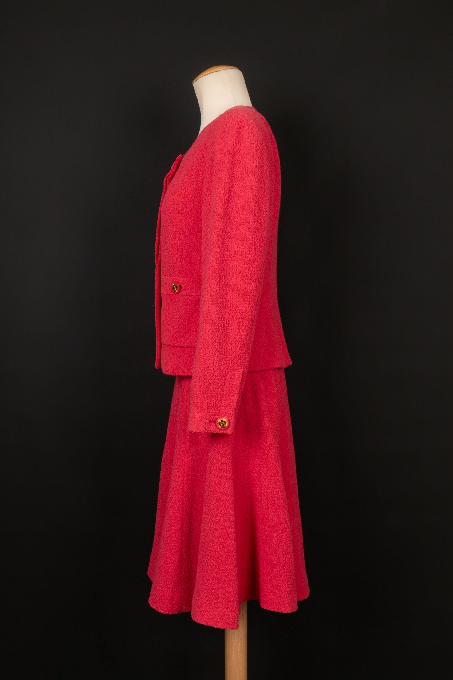 Ensemble tailleur rose Chanel