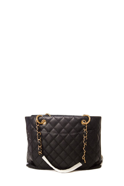 Chanel 2005/2006 Black Caviar GST Tote W/ Gold HW
