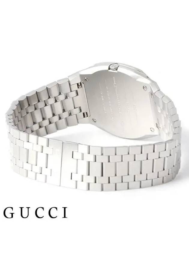 Gucci 25H Quartz Metal Watch Silver