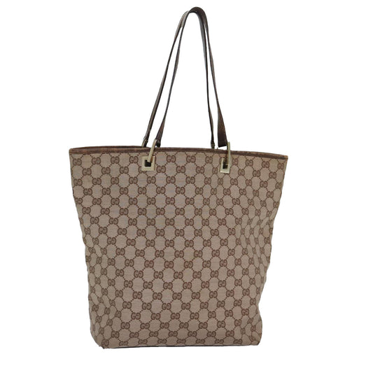 GUCCI GG Canvas Tote Bag Beige 002 1098  87340