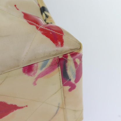 CHANEL Lip Tote Bag Enamel White Red CC 87655A
