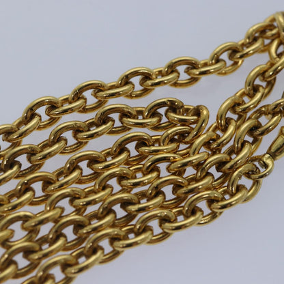 CHANEL Necklace Metal Gold CC 87804A