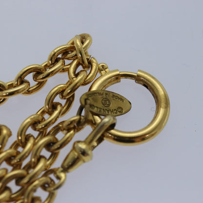 CHANEL Necklace Metal Gold CC 87804A