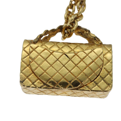 CHANEL Necklace Metal Gold CC 87804A