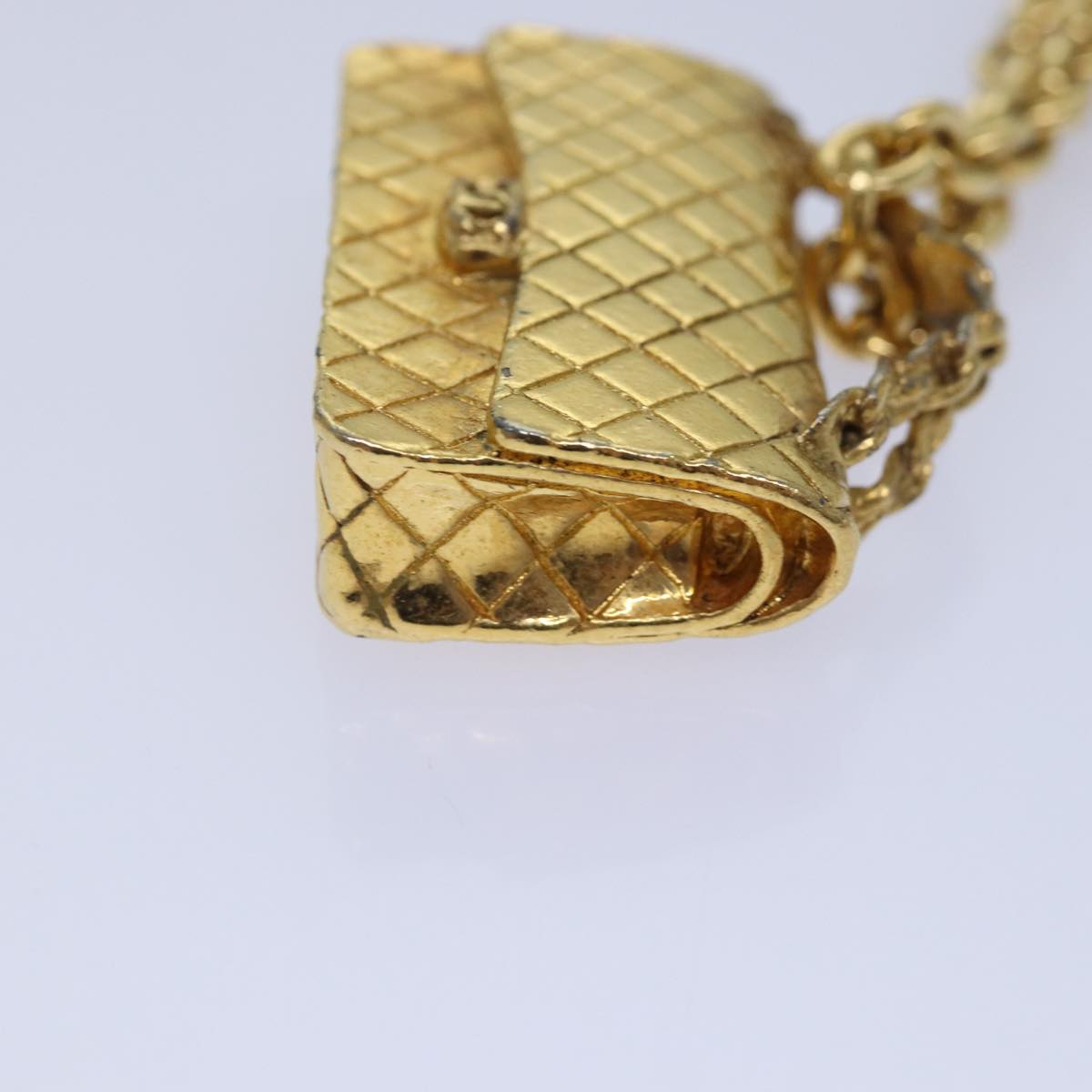 CHANEL Necklace Metal Gold CC 87804A